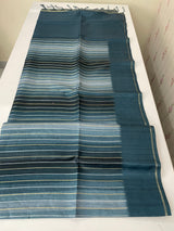 Multi color Semi soft silk saree with borders MSS590