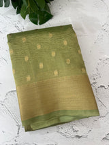 Banarasi crush tissue saree MS11290