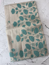 Tissue silk saree with applique work  MSH105