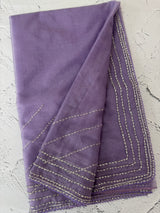 Handworked Organza saree and blouse MCW376 LightPurple