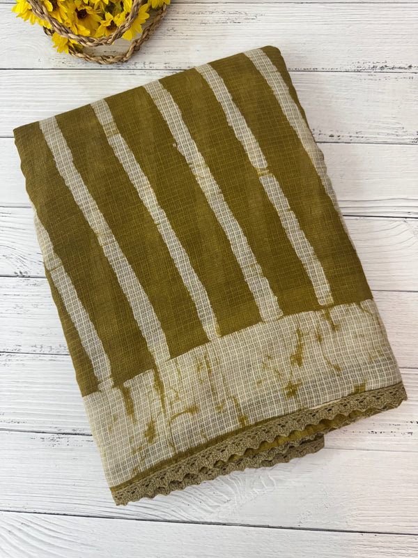 Pure kota doria saree MBKD457