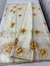 Premium Organza saree with thread work - MMG123