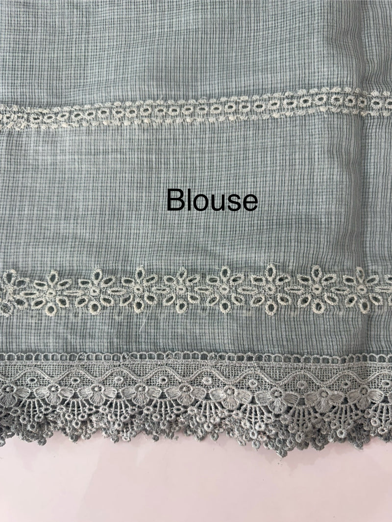 NetKota Hakoba saree with lace border MS6713