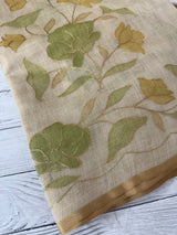 Tissue linen saree MS88651 (5)