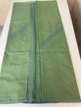 Supernet saree with crochet work and lace border MCJ5433 (V shape Crochet)