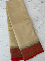 Semi silk saree with blouse MBS7855