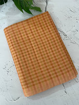 Semi silk saree with check weaving MSS8923