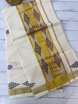 Kerala cotton saree