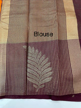 Tissue soft silk saree with Zari work  MST376