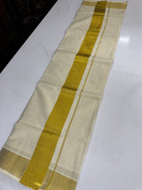 Kerala cotton saree- small checks