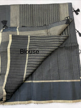 Tussar mix Semi silk saree with small zari weaving MSS8925