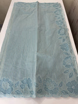 Mul chanderi saree with applique borders MSH111