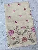 Lightweight Kota Supernet saree with embroidery MS143