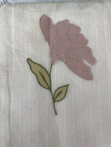 Kota silk cotton saree with applique work MS81789