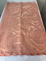 Kota silk embroidery saree  MSH125 - Peach
