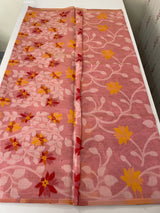 Jamdani silk Cotton Saree with thread work  MSJ787