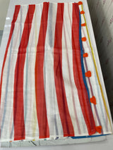 Digital printed semi Linen Saree MLS615