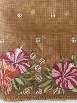 Silky kota embroidery saree MSK4333