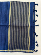 Tussar mix Semi silk saree with small zari borders MSS8924