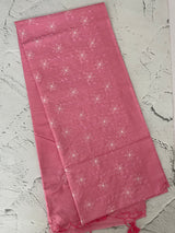 Butter silk saree with embroidery MTS569