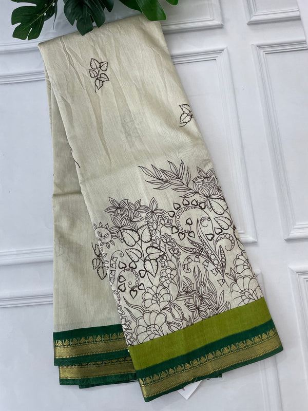 Semi chanderi saree  BSIMRHN