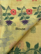 Jamdani silk Cotton Saree with thread work  MSJ787