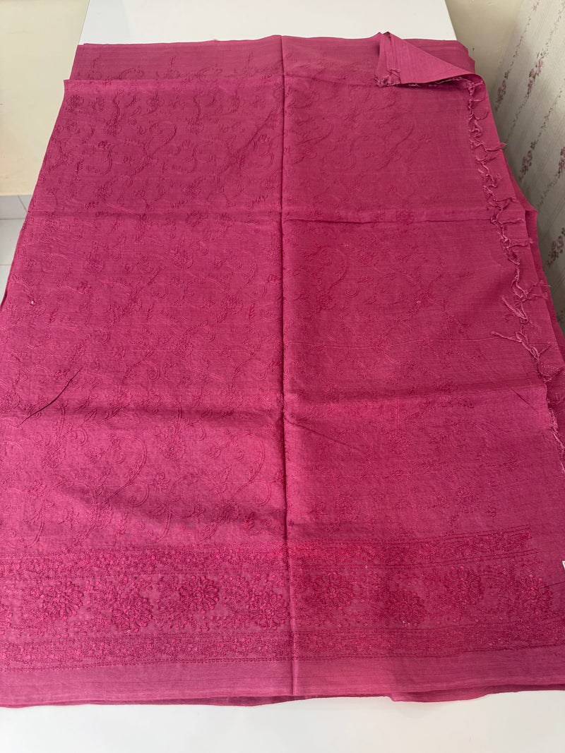 Pure desi tussar silk saree with embroidery - MTSS665