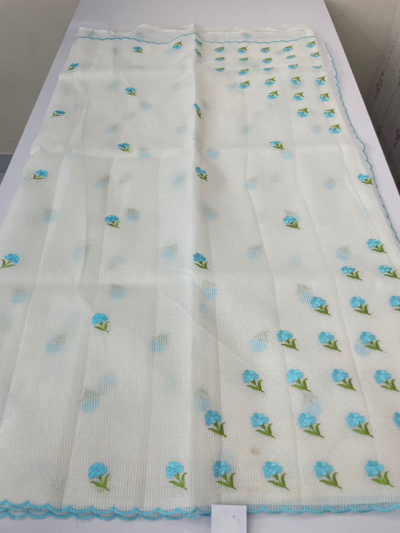 NetkKota saree with embroidery MS6868
