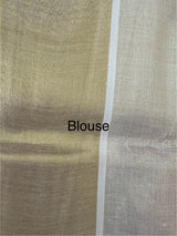 Kerala tissue printed saree