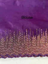 Semi Organza saree with embroidery borders - MSH296