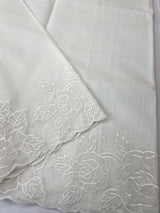 NetKota Applique work saree  MS6798- White