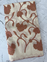 Moonga checks saree with Applique work  MSK765