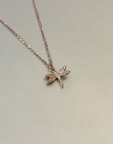 Elara 92.5 RoseGold Necklace EL266