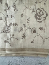 Blended soft tussar saree with cross stitch embriodery - MS8666 (3)