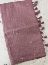 Fancy Chanderi silk saree with blouse MFC217