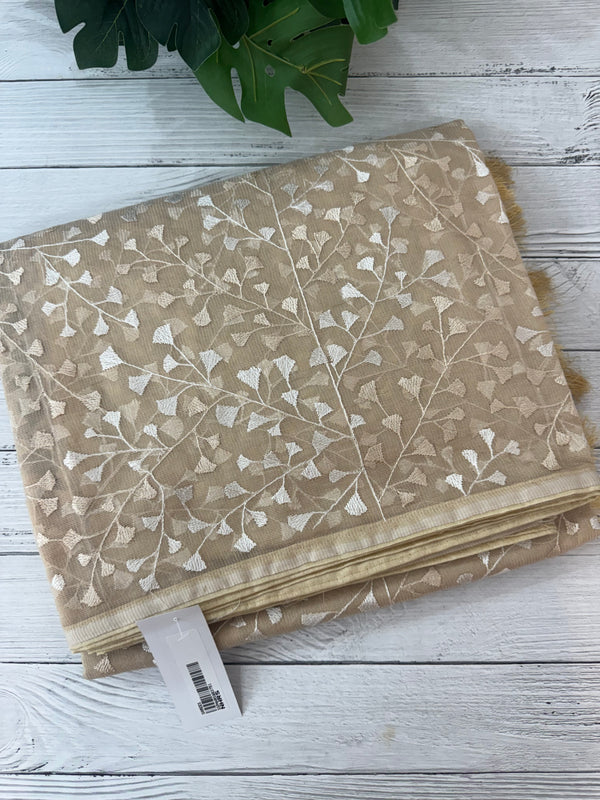 Supernet embriodery saree SSPNHRS