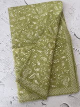 Kota silk saree with embroidery MKS7012 - LeafGreen