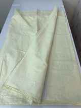 Mul chanderi applique work saree  MSH146 - PaleYellow