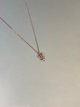 Elara 92.5 RoseGold Necklace EL271