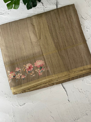 Semi soft Matka silk saree MSS599
