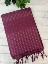 Bamboo tussar silk saree with thread work - MTSS456