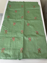 Art silk saree with embroidery SVPSMC • DustyGreen