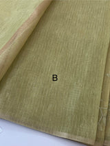 Kota Tissue Silk applique work saree MS49811 - PastelOlive