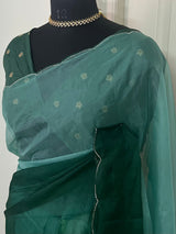 Handworked Ombre Organza saree -MOS754