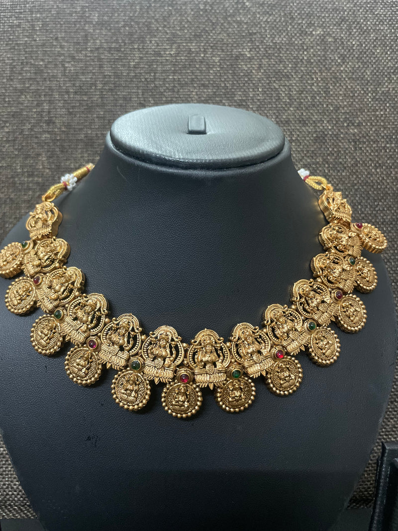 Antique matte Necklace set