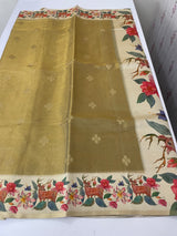 Soft Tissue silk mix semi silk saree with prints MSH3844 (4)