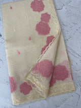 Moonga Kota checks saree with applique work MSH265