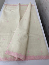 Kota Chanderi saree with embroidery borders - MNM221