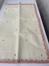 Kota Chanderi saree with embroidery borders - MNM221