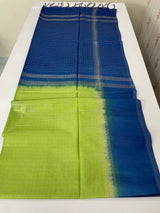 Bhagalpuri Semi tussar saree with contrast retta pattu borders and blouse -MS895(11)